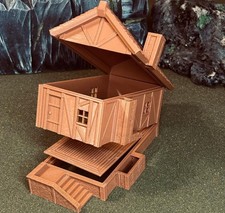 Modular House for DnD  3D Printed Medieval Terrain Tabletop RPG Gaming