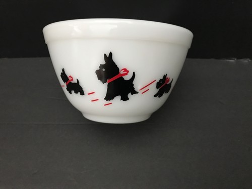 Pyrex Dog Vintage Pyrex Scottie Dog Mixing Bowl #401 - See Seller's Comments ...