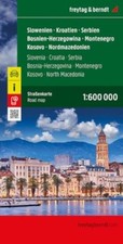 Slovenia - Croatia - Serbia - Bosnia Herzegovina - Montenegr by Freytag-Berndt