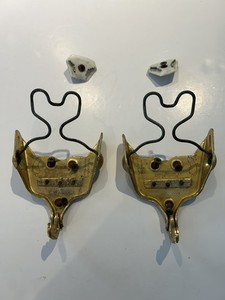 Vintage Rottefella 75 mm 3-Pin Cross Country Ski Bindings Nordic Norm Skiing XC