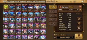 Summoners War Global 11LD5:🔥 G3/C2🔥+231 Spd Will/+19X Vio Will/+19X Desp Will