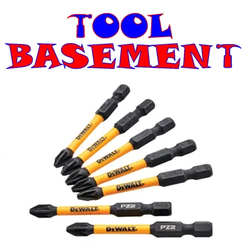 Dewalt 7 Pack 50mm PZ2 Bits