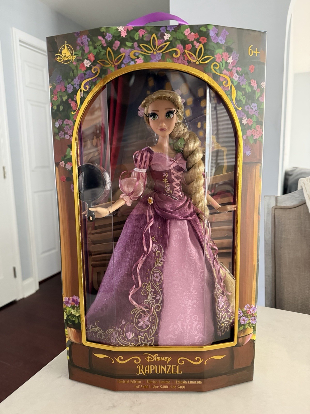 2025 Disney Tangled Rapunzel Doll 15th Anniversary Limited /5400 NEW IN HAND