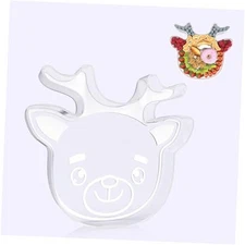 11" Christmas Charcuterie Boards, Acrylic Reusable 11" x 9.2" x 1.6" Elk