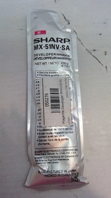 Genuine Sharp MX-4110N/MX-5141N Magenta Developer *SINGLE* MX-51NV-SA MX51NVSA