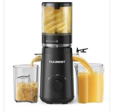 Juicer Machines, TUUMIIST Cold Press Juicer with 5.3" Extra Large Feed Chute ...