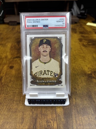 2024 Topps Allen & Ginter Paul Skenes #282 RC Pirates PSA 10
