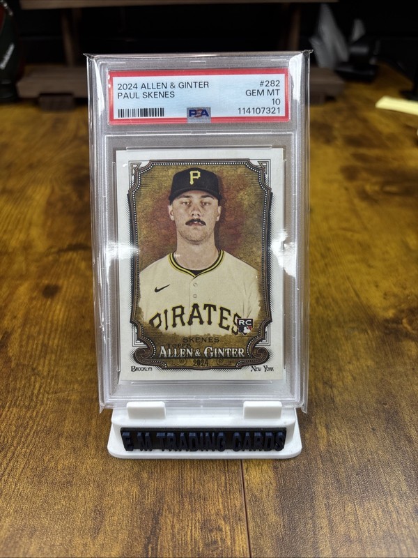 2024 Topps Allen & Ginter Paul Skenes #282 RC Pirates PSA 10