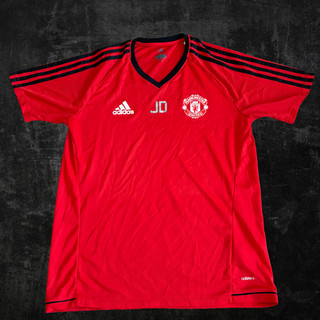 adidas Manchester United Player Issue Training Shirt Large CL