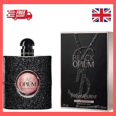 YVES SAINT LAURENT YSL Black Opium EDP 90ml Unisex Perfume – New Sealed | Fast Free UK Delivery