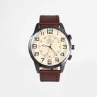 Big Digits Large Men Basic Watch Big Numbers Easy To Read Clear Face White Dial ...