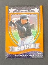 Andrew Vaughn  2021 Chronicles Crusade Neon Orange Prizm #ed 3/17
