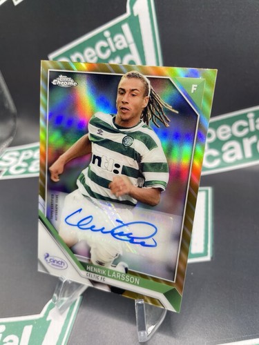 2021-22 Topps Chrome SFPL Scottish Premier League Autographs Gold Refractor /50 - Foto 2 di 6