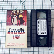 Holiday Inn VHS 1989 Musical Romance Fred Astaire Bing Crosby MCA USED