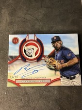 2025 Topps Tribute Rafael Devers Patch Auto Red #/10 Game Used / Certified