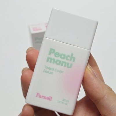 PARNELL Peachmanu Tinted Cover Serum 30ml SPF30 PA++ Moist Coverage K-Beauty NEW