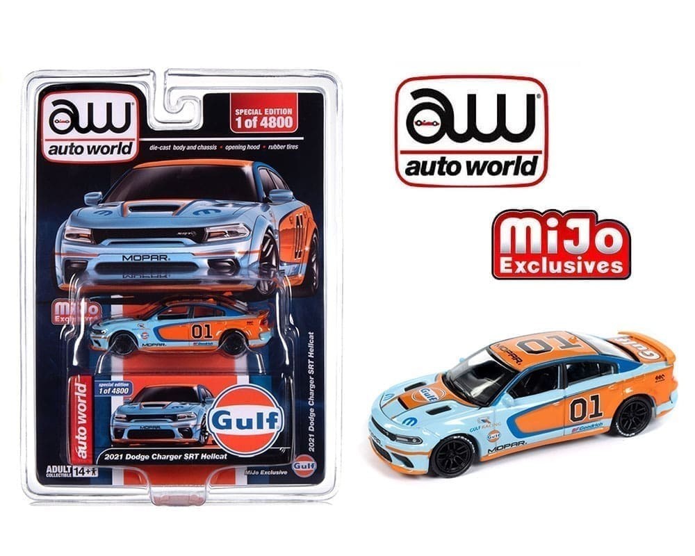 Auto World 2021 Dodge Charger SRT Hellcat Custom GULF Livery