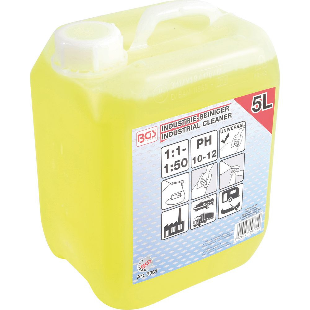 Liquide de nettoyage universel BGS 5 Litres pour l'entretien complet