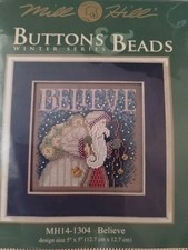 MILL HILL BUTTONS  BEADS BELIEVE MH14-1304 CROSS STITCH KIT