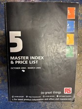 RADIO SPARES CATALOGUE MASTER INDEX AND PRICE LIST NUMBER 5 OCT 04 - MAR 05