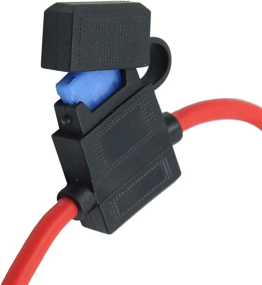 100 Pack 10 Gauge ATC In-Line Blade Fuse Holder 100% OFC Copper Wire + 1A - 40A - Image 3 of 4