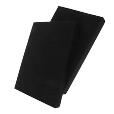 2 Pcs Organizer Display Tray Black Sponge Liners Showcase Pads