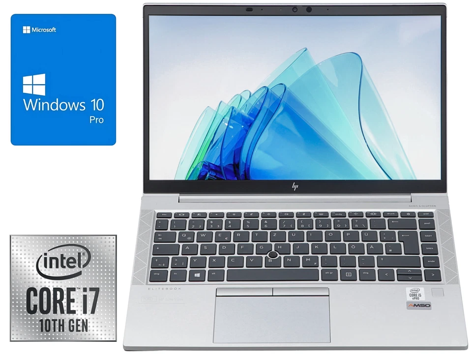 HP EliteBook 840 G7 i7-10610U 8/16/32GB - 128/256/512/1024GB SSD FullHD Win 11 - Bild 2 von 4