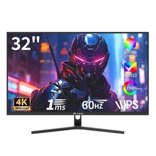 CRUA Schermo PC Gamer 4K, Gaming Monitor UHD (3840 x 2160) PC Screen - VA 1ms Gt