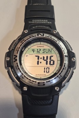 CASIO SGW-100 Twin Sensor Men's Watch - Temperature, Compass, 200M Water Resist!