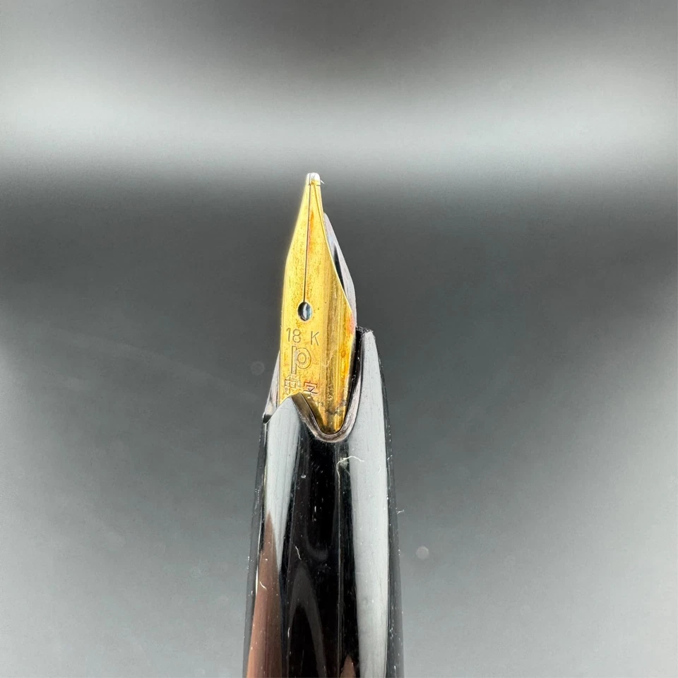 Pluma Estilográfica de Bolsillo Platino Oro 18K Plumín Mediano Foto 3 de 4