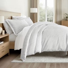 Soft Farmhouse Florals Premium 3PC Duvet Cover  Shams Set, Ultra Soft