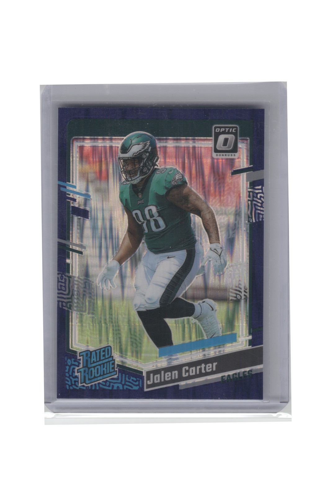 2023 Donruss Optic #281 Jalen Carter Purple Shock B9R1C147