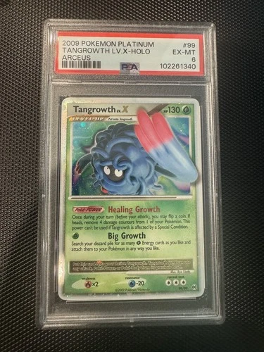 Tangrowth Lv.X 99/99 Arceus Holo Rare Low Pop PSA 6 Ex-Mt Vintage Mid Era