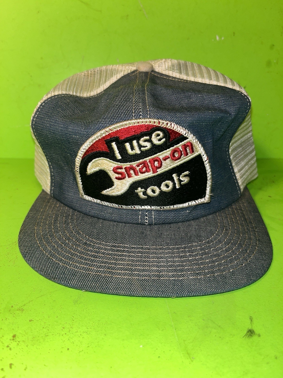 Vintage Snap On Tools Patch Hat Cap Snapback (K P… - image 1