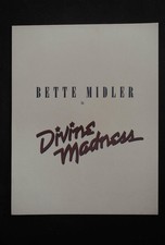Divine Madness Screening Program 1981 Bette Midler, ultra rare!
