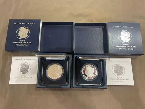 2024 MORGAN DOLLAR BU & 2024 MORGAN DOLLAR PROOF IN OGP!!!