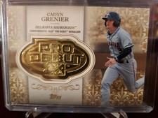 2019 TOPPS PRO DEBUT DISTINGUISHED DEBUT GOLD MEDALLION Cadyn Grenier #27/50