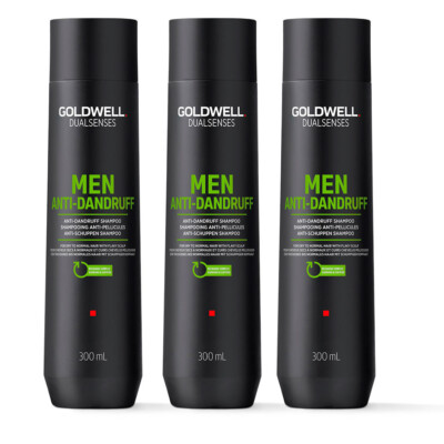 Goldwell Dualsenses Men Anti Dandruff Shampoo 3x300ml = 900ml Antischuppen aus D