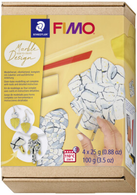 FIMO SOFT Modelliermasse-Set Marmor-Design ofenhärtend