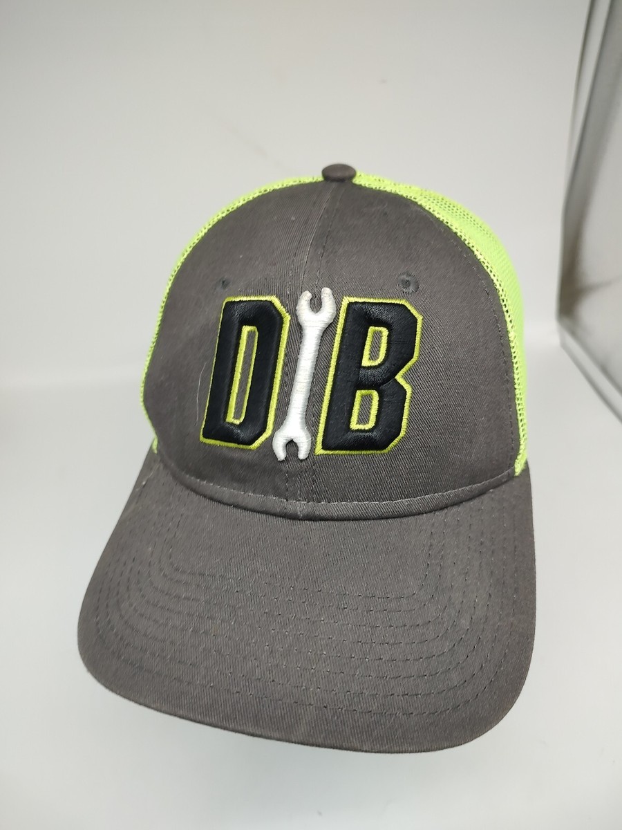 Diesel Brothers Power Wrench Embroidered Logo Gray Green Mesh