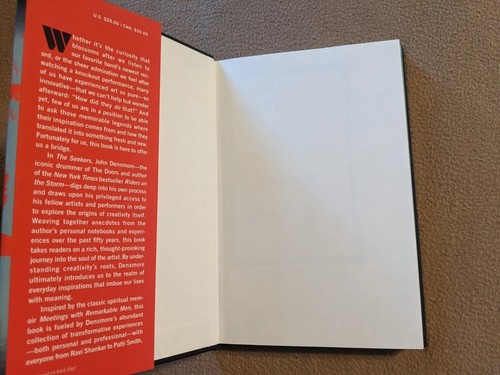 The Seekers, John Densmore, SIGNED, 1st Edition/1st Printing, 2020, HC/DJ - Picture 4 of 13