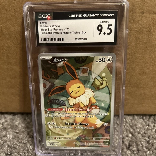 Eevee 173 - Scarlet & Violet Black Star Promo - Holo - CGC 9.5 Mint+