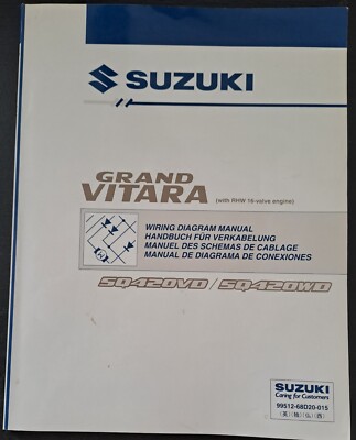 Suzuki Grand Vitara Wiring Diagram Manual (with RHW 16-valve engine)