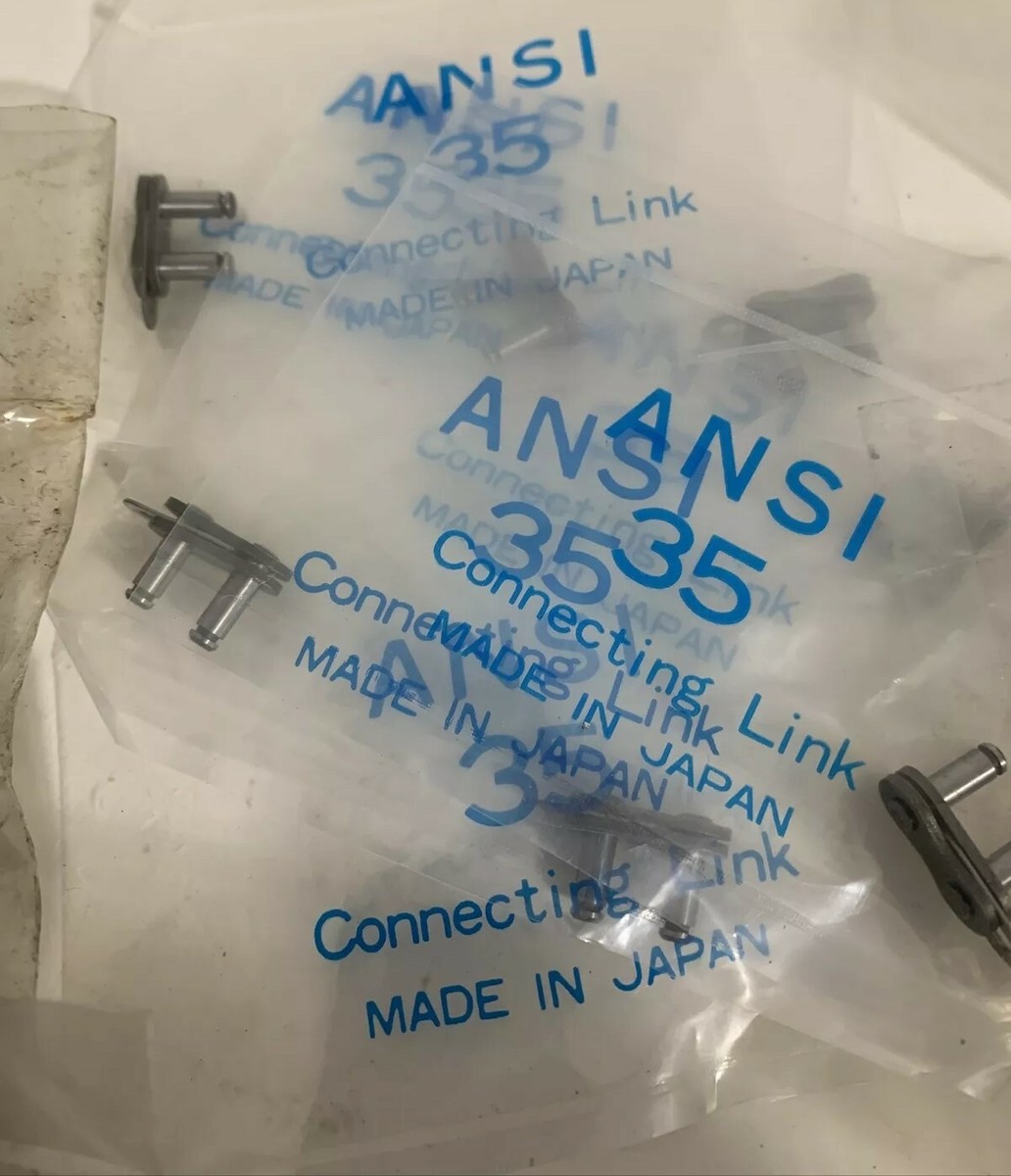 Large Lot of New Connecting Links (ANSI , Tsubaki 35,60,40 Etc