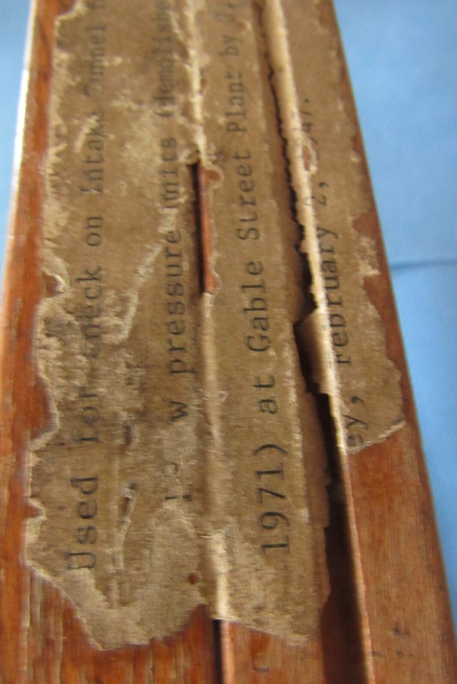 Vintage Teledyne Post 9211-100 Survey Level Surveyor Measuring Ruler ...