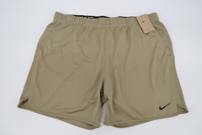 Nike Totality Men's XXL Training Shorts Unlined Versatile Olive Green FB4196-276