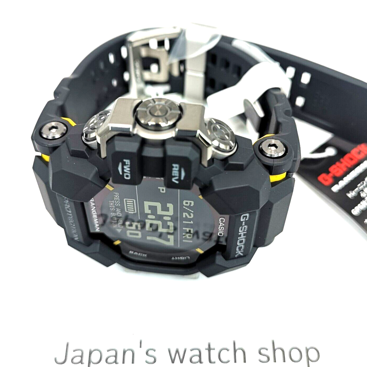 CASIO G-SHOCK MASTER OF G Rangeman GPR-H1000-1JR Black Men's Watch