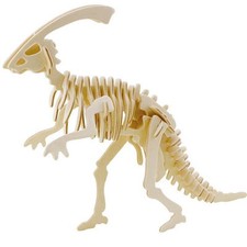 3D Wooden Puzzle Parasaurolophus Woodcraft Construction Kit Dinosaur CLOSEOUT