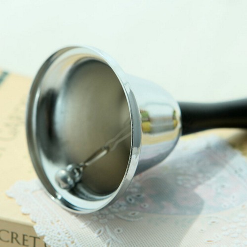 2017-Silver-Hand-held-Bells-Call-tea-jingle-Bells-Build-Ringtones-Christmas-JR