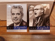 2001 Upper Deck NHL Legends King Clancy#64 & William Jennings#49